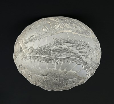 Lot 74 - Miriam Hanid, a silver engraved 'Atlas Moth...