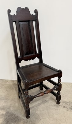 Lot 776 - A William and Mary, jointed oak occasional...