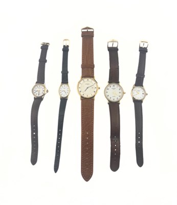 Lot 558 - Five Rotary wrist watches