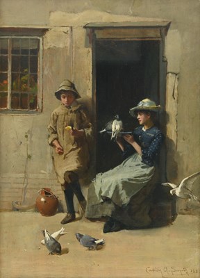 Lot 398 - Carlton Alfred Smith (British, 1853-1946),...