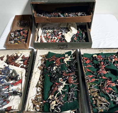 Lot 261 - A large collection of Britains and other...