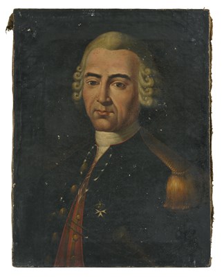Lot 372 - Late 18th-century school, circa 1790, portrait...