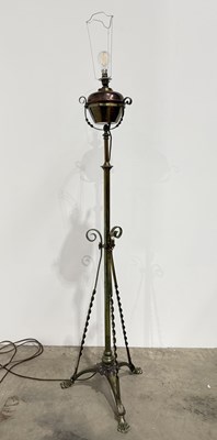 Lot 806 - A late 19th century brass and copper converted...