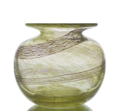 Lot 236 - Jill Devine, a studio glass vase, circa 1980s,...
