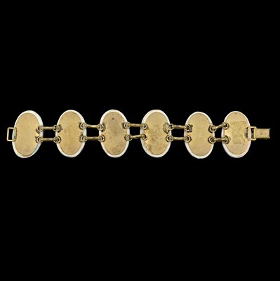 Lot 50 - Ruskin, an Arts and Crafts gilt metal and...
