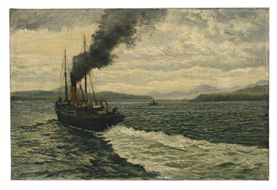 Lot 373 - British Marine School, late 19th Century, a...