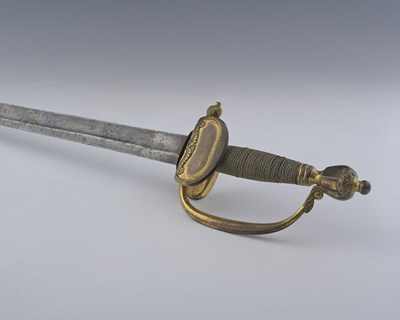Lot 598 - A 1796 Pattern Officers Infantry sword, early...
