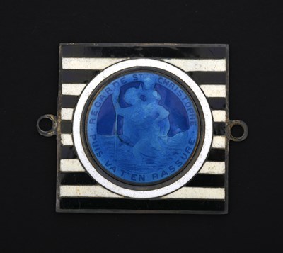 Lot 198 - Motoring interest, A George V silver and...