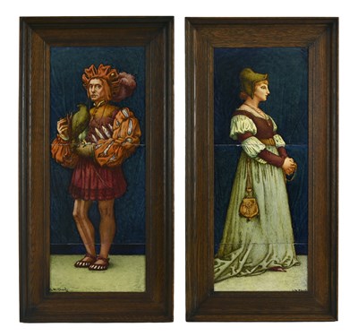 Lot 278 - George Woolliscroft Rhead for Doulton Lambeth,...