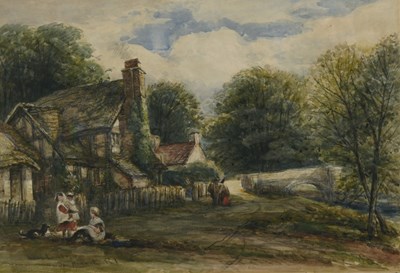 Lot 343 - James Orrock R.I. (Scottish, 1829-1913), Near...