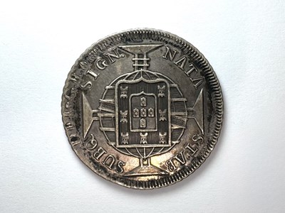 Lot 448 - Brazil, João VI, Silver 960 Reis, 1820, R. Rio...