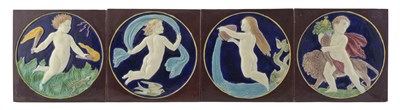 Lot 269 - Copeland, a set of four Aesthetic Movement...