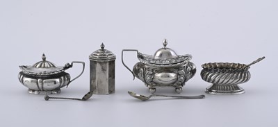 Lot 248 - Four twentieth-century hallmarked silver...