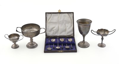 Lot 200 - Four twentieth-century hallmarked silver...