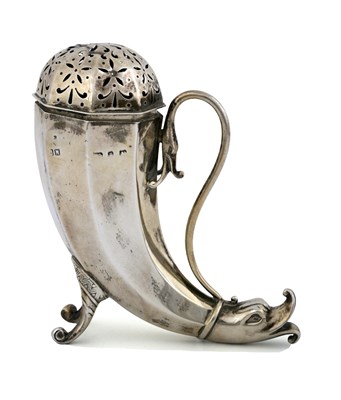 Lot 264 - A late Victorian silver caster or sugar shaker,...