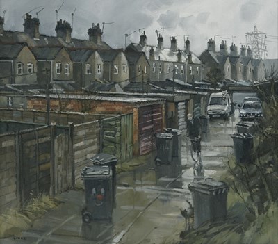 Lot 433 - John W. Lines (British, 1938), Wheelie Bin...