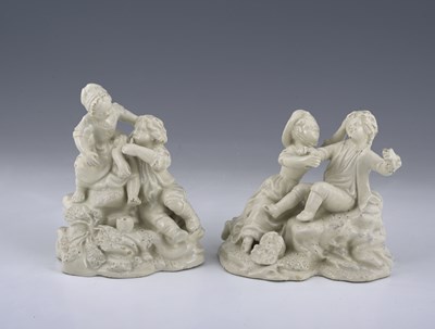 Lot 739 - A pair of French Luneville, Terre de Lorraine,...