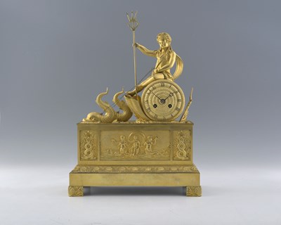 Lot 686 - A French gilt ormolu bracket clock, 19th...