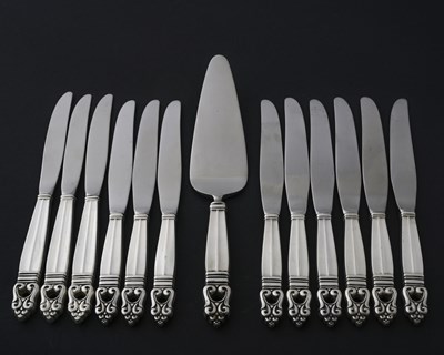 Lot 189 - A group of twentieth-century cutlery, possibly...