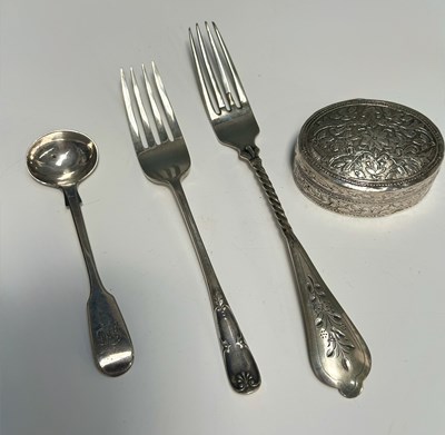 Lot 229 - A collection of Indian and marked silver, to...