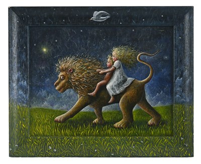 Lot 447 - P. J. Crook (British, 1945), The Infants & the...