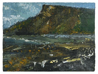 Lot 434 - Chris Thomas (British, 1947), Millook Beach,...
