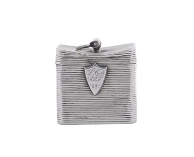 Lot 309 - A nineteenth-century Dutch silver peppermint...