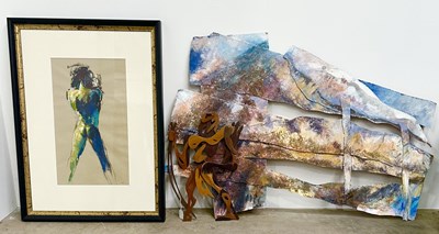 Lot 716 - Rod Ashman (British, 21st Century), abstract...