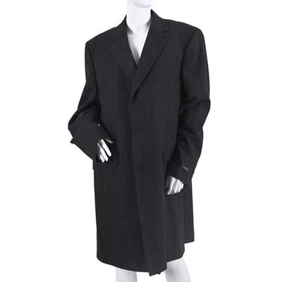 Lot 393 - Ermenegildo Zegna, a men's grey wool coat.