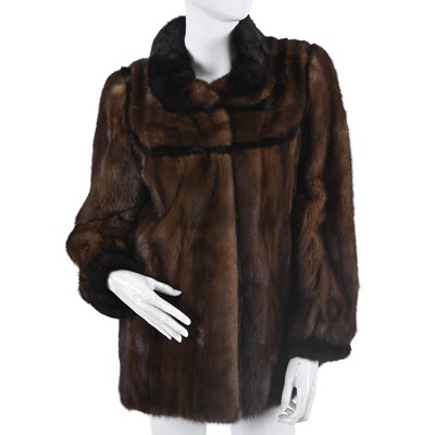 Lot 624 - Campbell Furs, a demi-buff mink jacket w/ ranch mink trim.