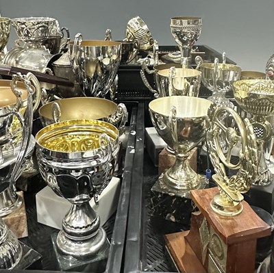 Lot 75 - A collection of sporting trophies, to include:...