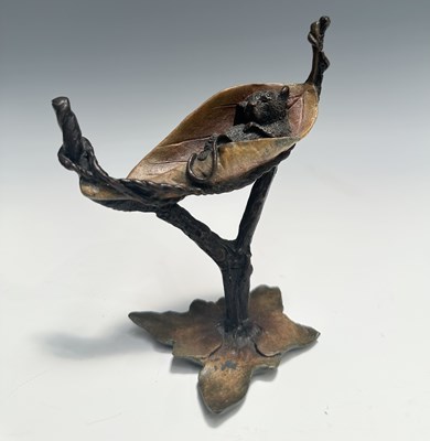 Lot 111 - A small bronze sculpture of 'Ol' Sleepy Head'...