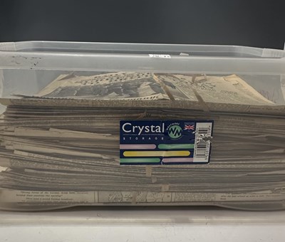 Lot 93 - A collection of World War II newspaper...