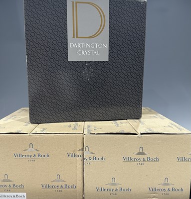 Lot 66 - Two sets of Villeroy & Boch 'Maxima' Burgundy...