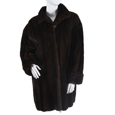 Lot 601 - Zandra Rhodes, a ranch mink coat.