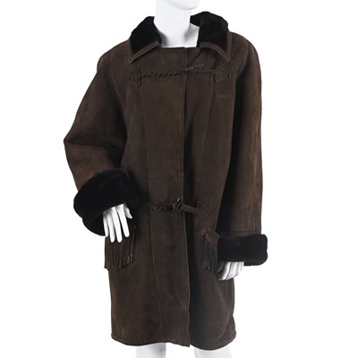 Lot 598 - Revillon, a shearling duffle coat.