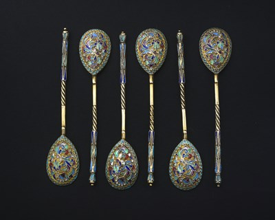 Lot 62 - Russia, a set of six early twentieth-century...