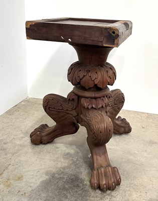 Lot 852 - An ornate, Regency period, heavy mahogany...