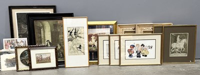 Lot 727 - A collection of furnishing prints, including a...
