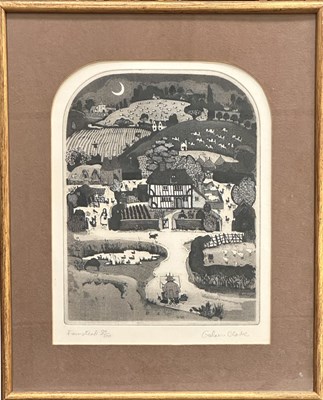 Lot 661 - Graham Clarke (British, 1941- ), 'Farmstead',...