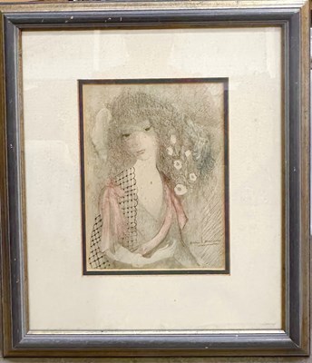Lot 626 - Marie Laurencin (French, 1883-1956), 'Portrait...