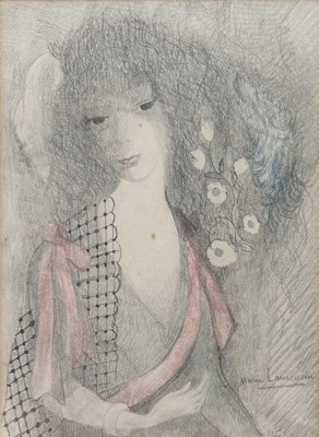 Lot 624 - Marie Laurencin (French, 1883-1956), 'Portrait...