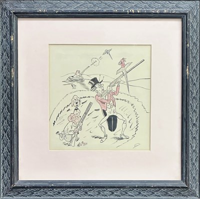 Lot 653 - An original cartoon in the style of Charles...