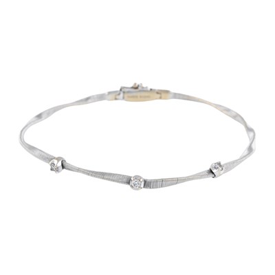 Lot 47 - Marco Bicego, a Goa brilliant-cut diamond bracelet