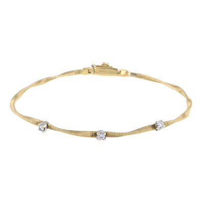 Lot 46 - Marco Bicego, a Goa brilliant-cut diamond bracelet
