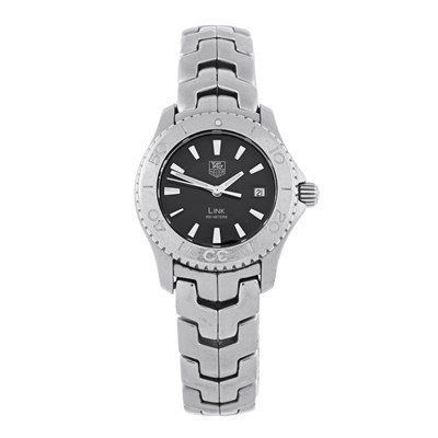Lot 235 - Tag Heuer, a stainless steel Link bracelet watch
