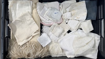 Lot 97 - Various 19th century and later textiles:...