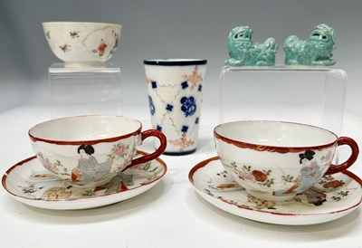 Lot 153 - A collection of Asian porcelain, to include: a...