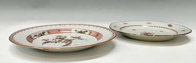 Lot 144 - Two Oriental plates, 18th century, one Chinese...