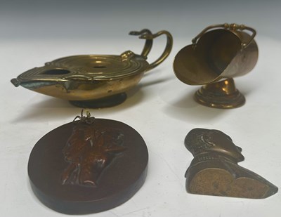 Lot 202 - 19th century metalware including Empire style...